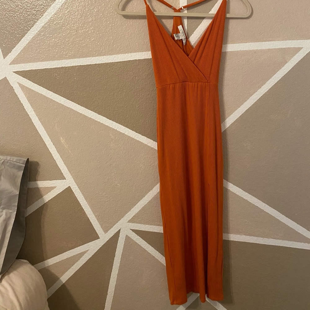 orange forever 21 dress !
